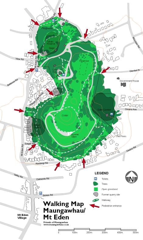 แผนที่ mt Eden