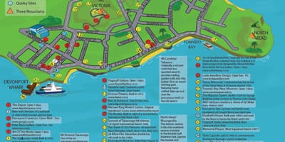 แผนที่ของ Devonport อ็อคแลนด์